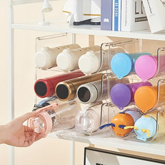Transparent Mug Organizer for Refrigerator Kitchen