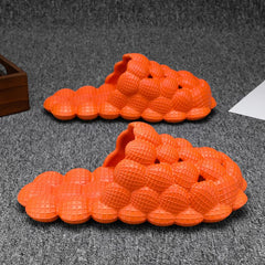 Men's Massage Bubble Slides Cushioned Spa Slippers Golf Ball Cloud Shoes