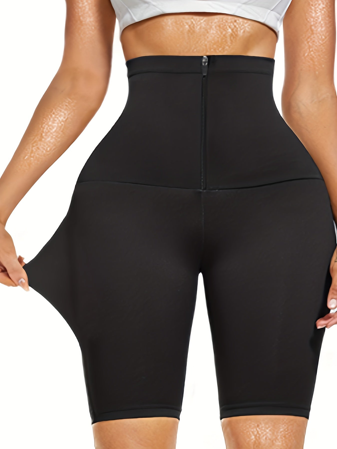 Women Sauna Shorts Workout Sweat Slimming Short Tight Leggings