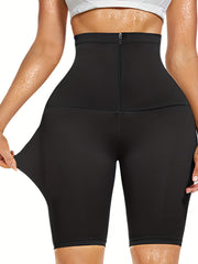 Women Sauna Shorts Workout Sweat Slimming Short Tight Leggings