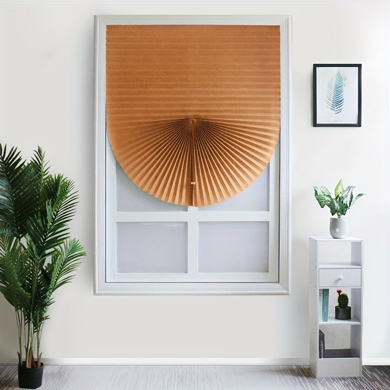 Nonwoven Pleated Curtain Shade Kitchen Bedroom 1pc