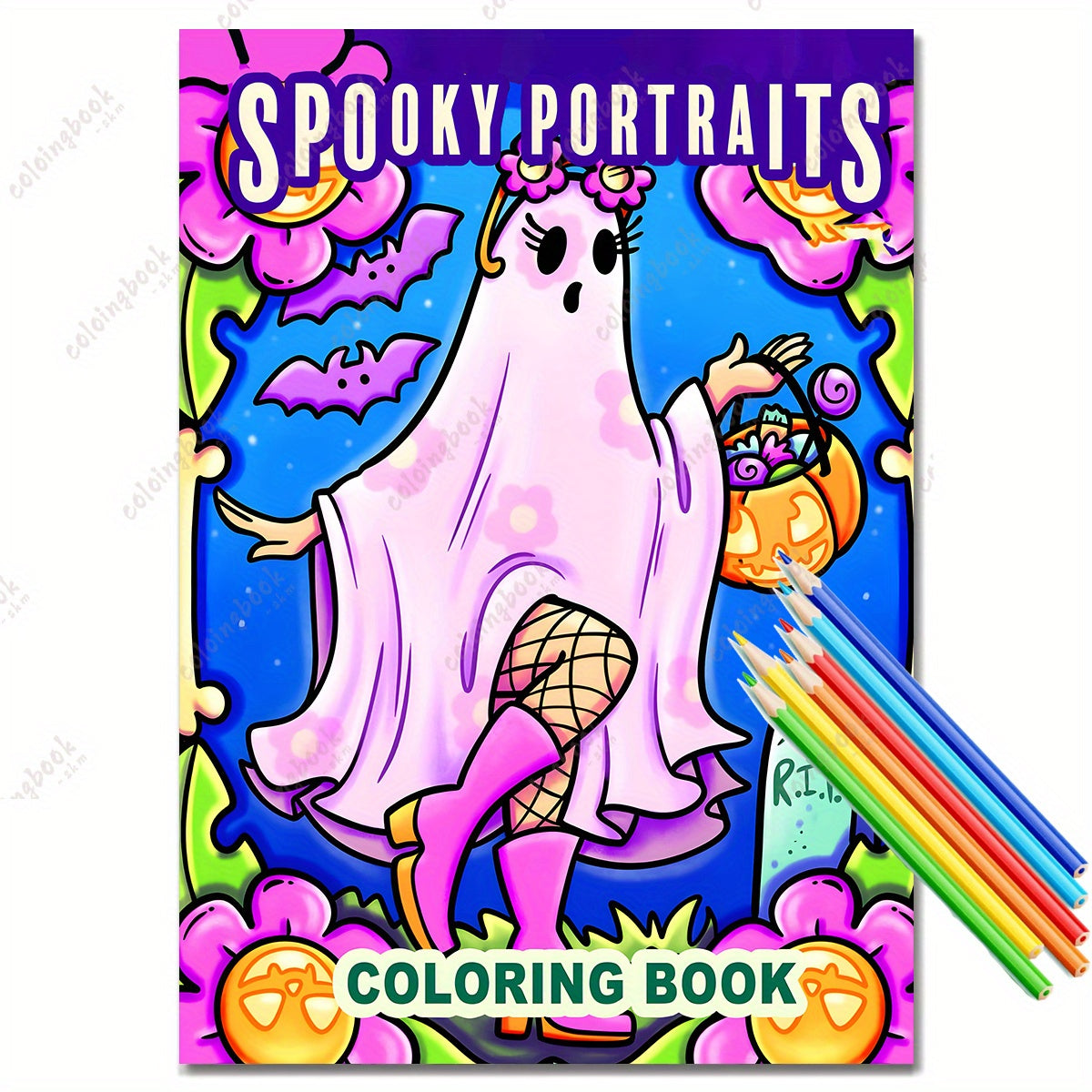 Deluxe Creepy Portrait Painting Coloring Book - Upgraded Edition