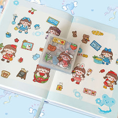 150pcs Transparent Stickers for Decorating Painting Mobile Phone Case Water Cup
