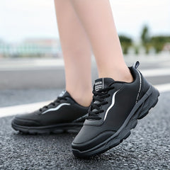 Women's Chunky Sneakers Lightweight Non Slip Lace Up Running Shoes
