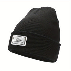 Winter Warm Knitted Hat Outdoor Beanie Soft Comfortable Hat