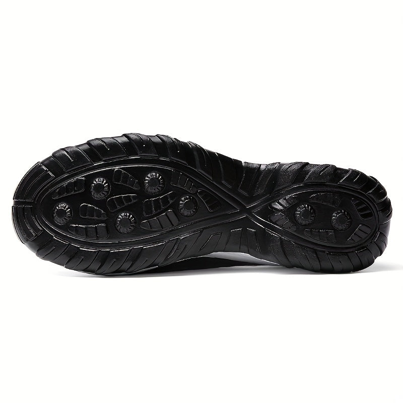 Women's Lace Up Flying Woven Walking Shoes Non Slip Chunky Sneakers