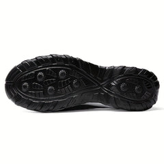 Women's Lace Up Flying Woven Walking Shoes Non Slip Chunky Sneakers