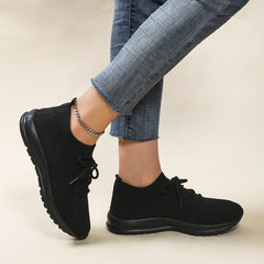 Women's Casual Sneakers Low Top Lace Running Shoes