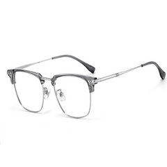 Square Clear Lens Glasses Titanium Frame