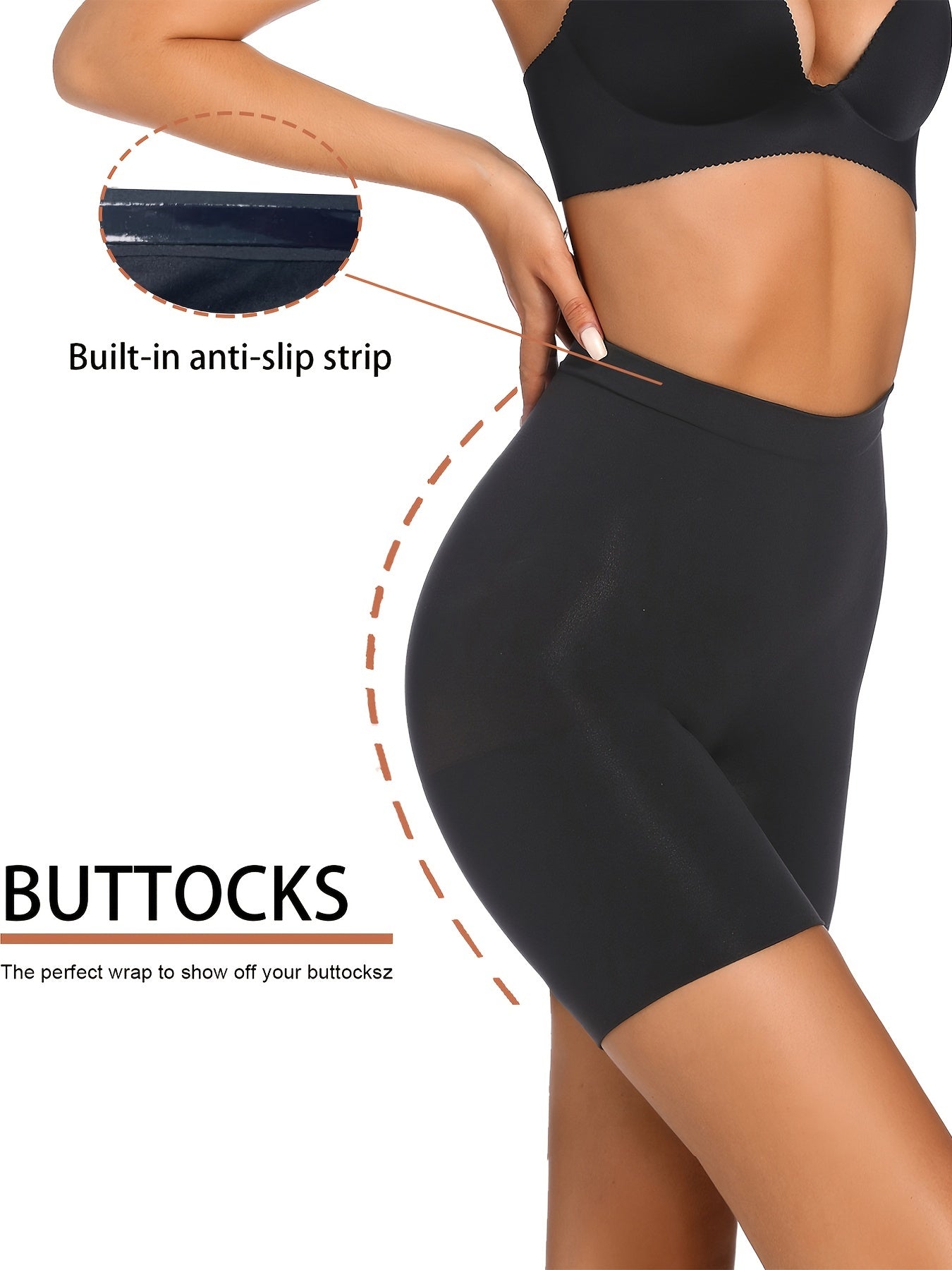 Seamless Shaping Shorts Tummy Control Compression Underwear