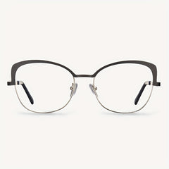 Men's Half Frame Blue Light Blocking Glasses Anti UV Ray