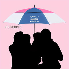 Golf Waterproof UV Protection Umbrella Double Layer Auto Open Large Size