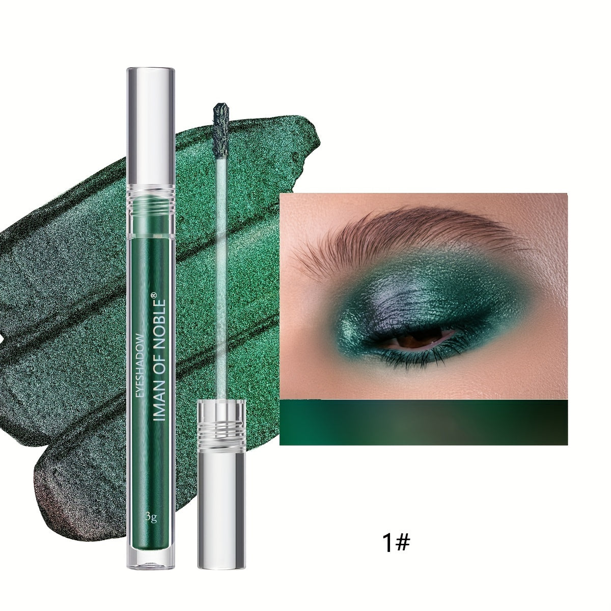 3pcs Chameleon Eyeshadow Stick Polarized Metallic Texture Liquid