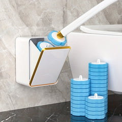 Wall Mounted Toilet Brush Silicone Cleaning Brush