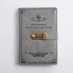 Deer Head Lock Diary Notepad Stationery Notebook