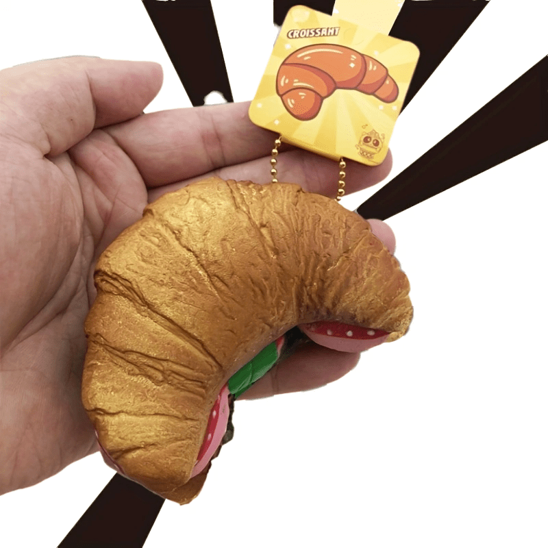 Croissant Pop Fidget Toys Soft Fragrance Slow Rebound Squishy
