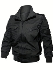 Men's Military Jacket Casual Outwear Lightweight Spring Falls