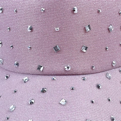 Rhinestone Glitter Trucker Hat Pink Mesh Baseball Cap Lightweight Sunshade