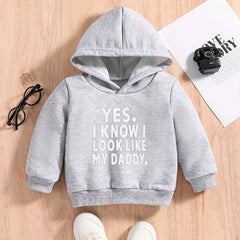 I Love My Daddy Baby Boys Hooded Sweatshirt