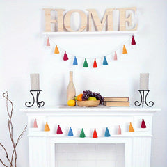 Colorful Tassel Garland Wall Hanging Home Decor 1 Pack