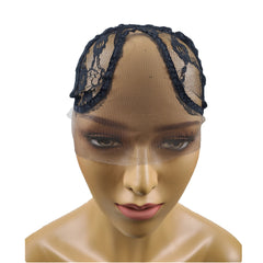 Adjustable Elastic Wig Cap U Shape Mesh Breathable Hat for Wig Making