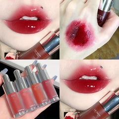 Milk Bottle Lip Gloss Mirror Glossy Dewy Finish Lip Stain