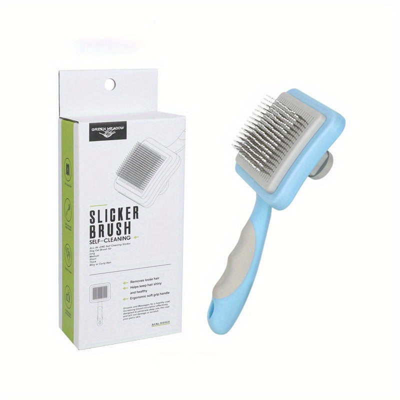 Self Cleaning Pet Comb for Cat Dog Grooming