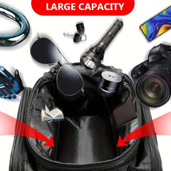 27L Bike Backseat Bag Rear Pack Waterproof Mountain Bike Saddle Rack Trunk Bag
