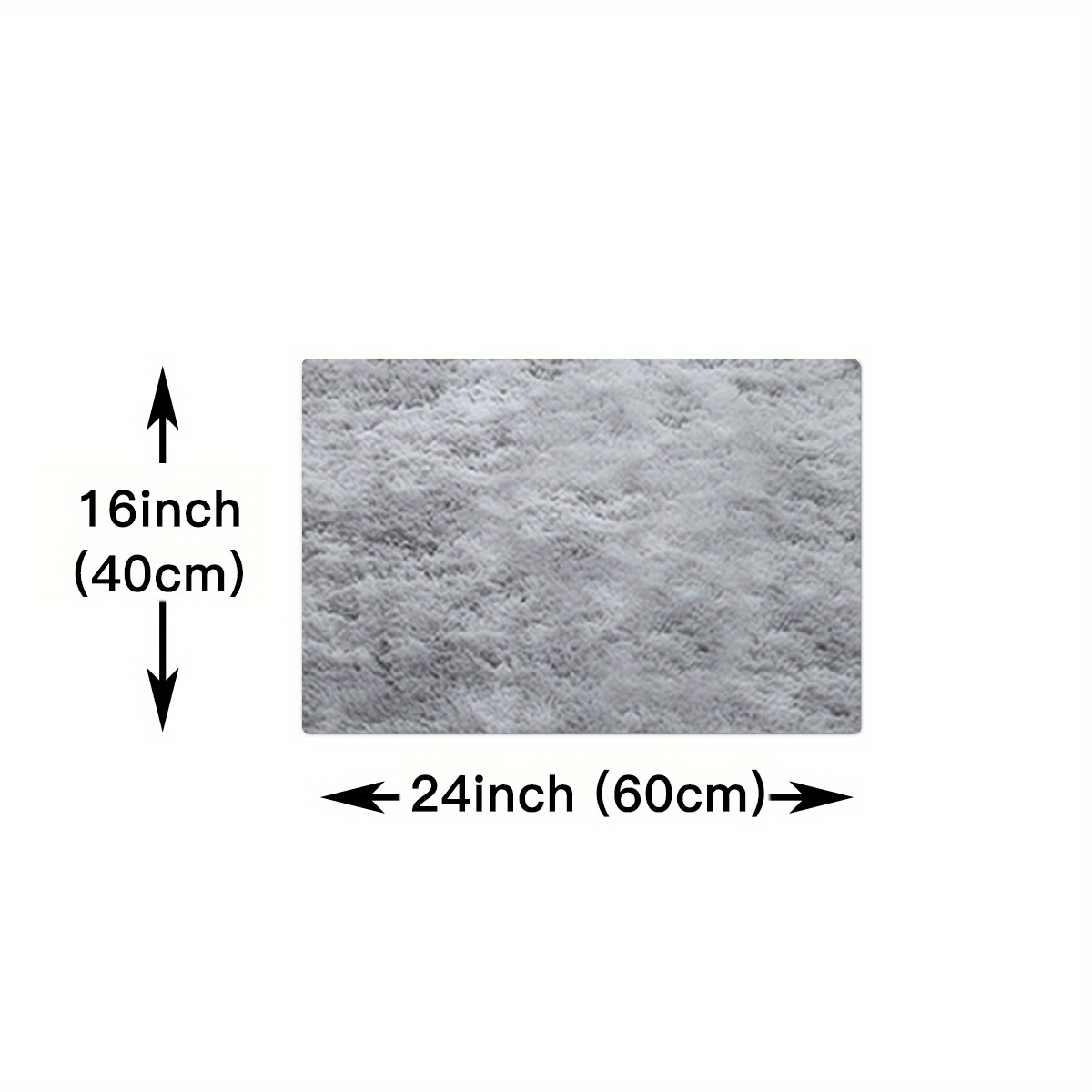 Fluffy Shaggy Tie-Dye Rug for Bedroom Kids Nursery Home Decor