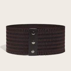 Women's Stretchy Dress Belts Elastic Corset Waistband