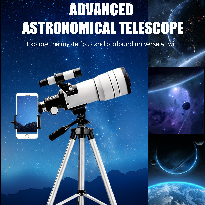 Professional Astronomical Telescope 150x High Magnification 70mm Objective