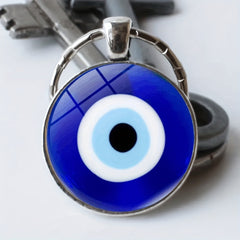 Vintage Animal Eyes Keychain Necklace Bag Charm Boys Girls