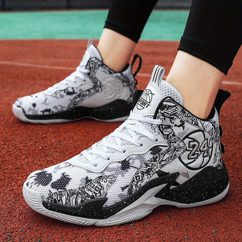 Men's High Top Basketball Shoes Non Slip Sneakers