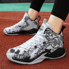 Men's High Top Basketball Shoes Non Slip Sneakers