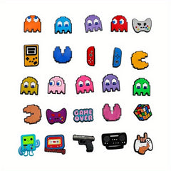 25pcs Funny Shoe Charms for Clogs - Jibtz Bubble Slides Sandals PVC Accessories