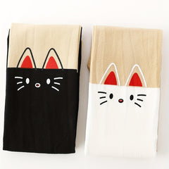 2 Pairs Girls Cat Breathable Soft Tights Leggings Spring Summer Kids Teen