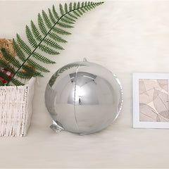 4D Round Aluminum Film Balloon 81 28 Cm Party Decorations Golden Silvery Rose