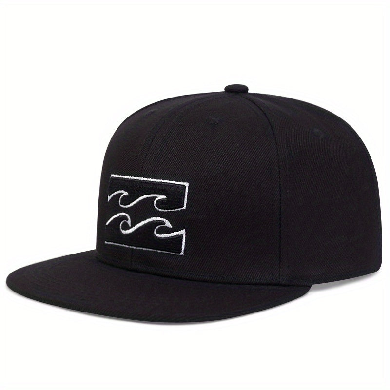 Hip Hop Flat Brim Snapback Hat Men Women Adjustable Trucker Cap