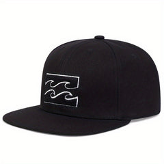 Hip Hop Flat Brim Snapback Hat Men Women Adjustable Trucker Cap