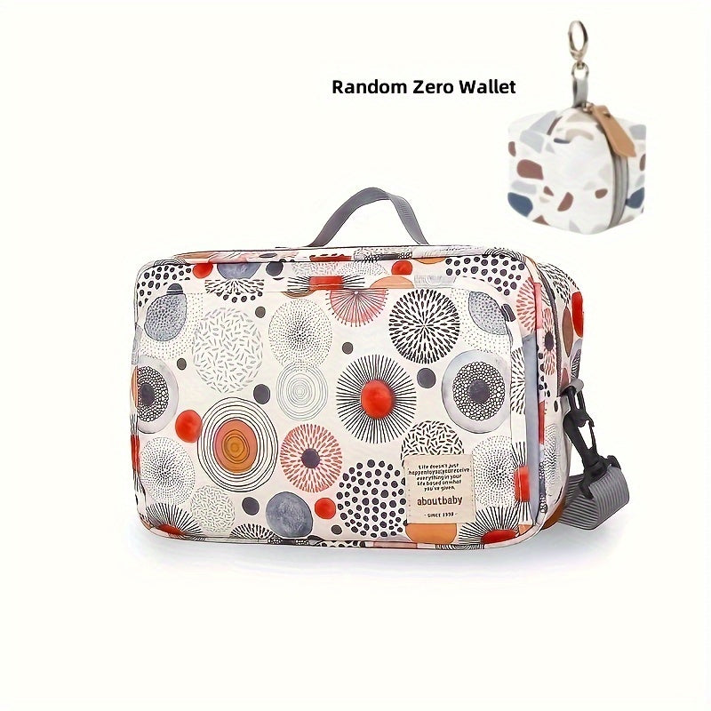 Waterproof Diaper Bag with Random Zero Wallet & Keychain