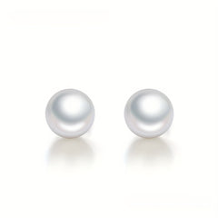 4mm 11mm Freshwater Cultured Pearls 925 Silver Ear Pin Stud Earrings