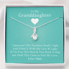 Granddaughter's Gift Necklace Stainless Steel Chain Christmas Present
