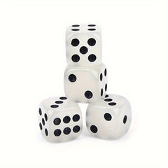 4PCS Dots Luminous Dice 6 Side Dices For Board Game Night Bar KTV