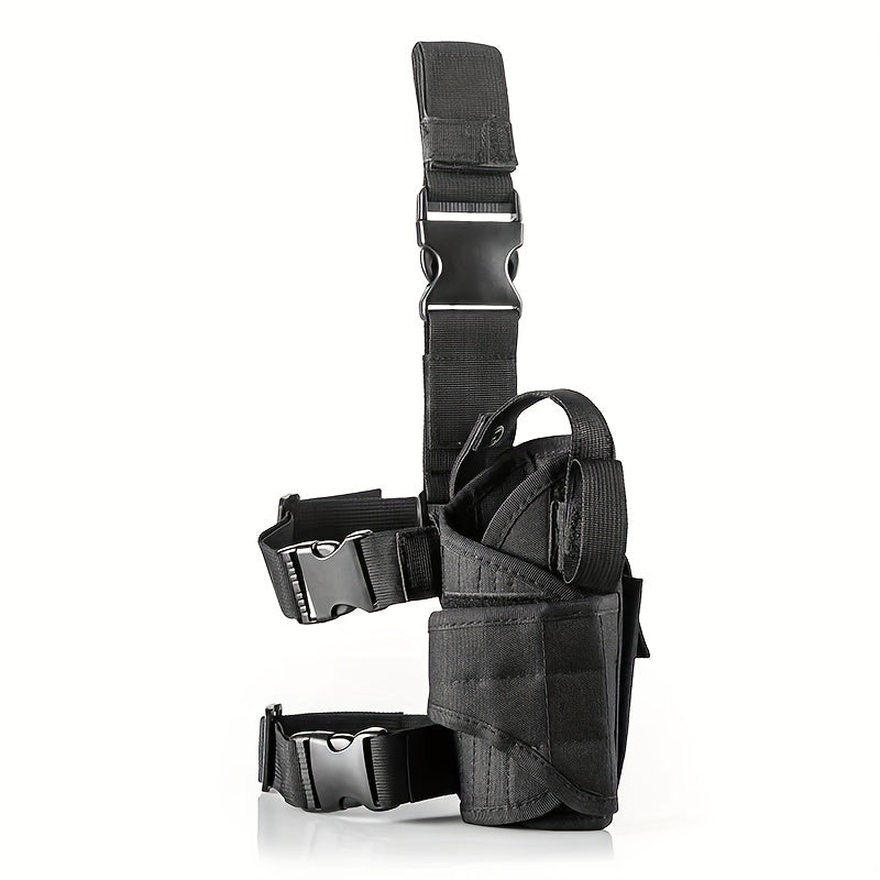 Adjustable Tactical Leather Case for 1911s Universal Drop Leg Magazine Bag