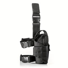 Adjustable Tactical Leather Case for 1911s Universal Drop Leg Magazine Bag