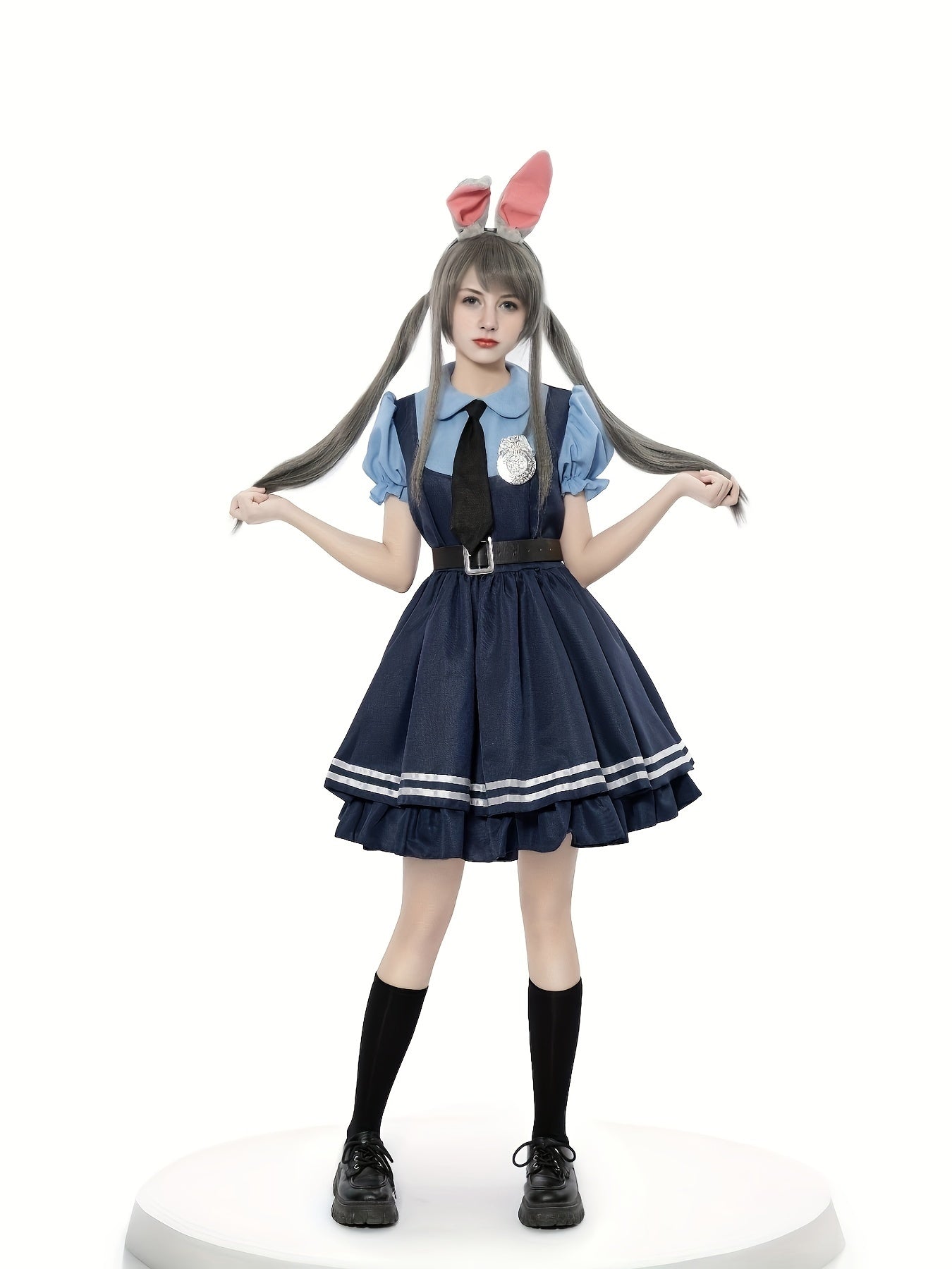 Sexy Bunny Cosplay Costume & Rabbit Ears Hairband