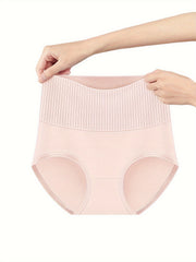 3 Pack Plus Size Panties Set High Waisted Tummy Control 3pcs Set