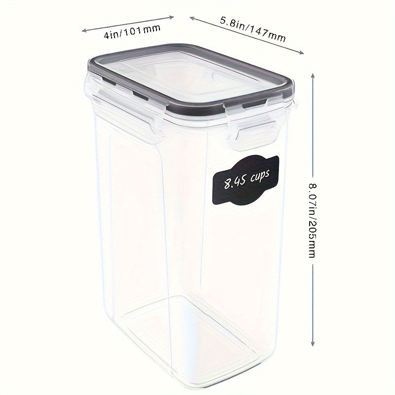 3pcs Airtight Food Storage Box With Lids Home Kitchen Decor