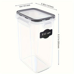 3pcs Airtight Food Storage Box With Lids Home Kitchen Decor