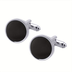 Agate Cufflinks for Men Tuxedo Shirt Business Groom Wedding Gift